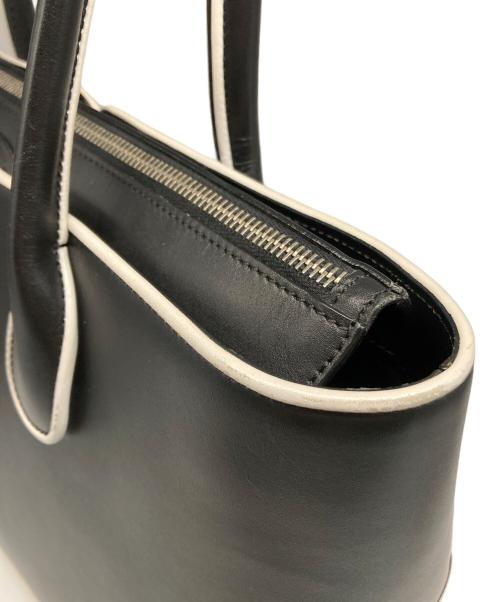 TOD'S（トッズ）TOD'S (トッズ) Dバッグ /レザートートバッグ ブラック×ホワイトの古着・服飾アイテム