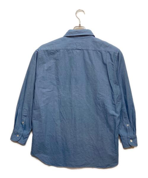 NIGEL CABOURN（ナイジェルケーボン）NIGEL CABOURN (ナイジェルケーボン) ブリティッシュオフィサーシャツ ブルー サイズ:54の古着・服飾アイテム