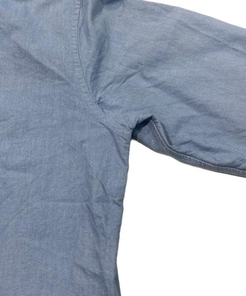 NIGEL CABOURN（ナイジェルケーボン）NIGEL CABOURN (ナイジェルケーボン) ブリティッシュオフィサーシャツ ブルー サイズ:54の古着・服飾アイテム