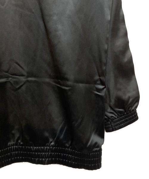 adidas（アディダス）adidas (アディダス) フリルラインサテン ファイヤーバード トラックトップ ブラック サイズ:Mの古着・服飾アイテム