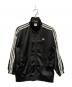 adidas（アディダス）の古着「フリルラインサテン ファイヤーバード トラックトップ」｜ブラック