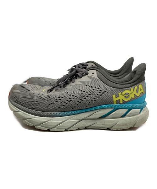 HOKAONEONE（ホカオネオネ）HOKAONEONE (ホカオネオネ) クリフトン7 グレー サイズ:27㎝の古着・服飾アイテム