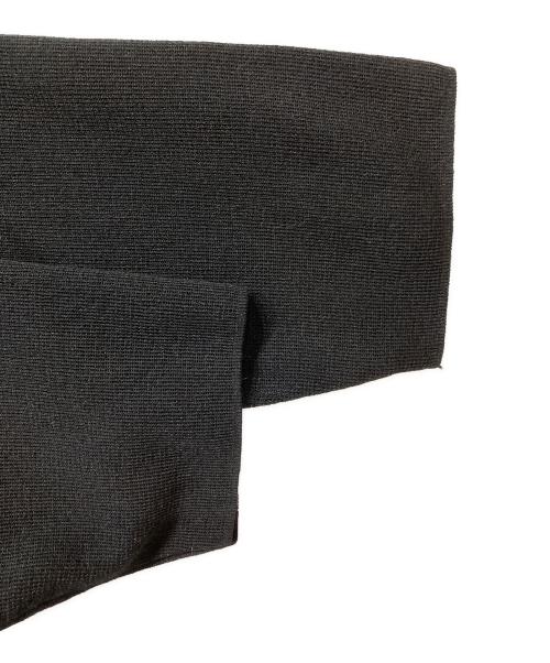Adam et Rope（アダム エ ロペ）Adam et Rope (アダム エ ロペ) リネンニットジャケット ブラック サイズ:FREE 未使用品の古着・服飾アイテム