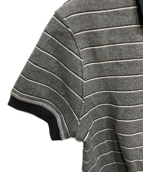 TODAYFUL（トゥデイフル）TODAYFUL (トゥデイフル) Border Polo Tops グレー サイズ:FREEの古着・服飾アイテム