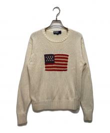 POLO RALPH LAUREN（ポロ・ラルフローレン）の古着「ニット」｜ホワイト