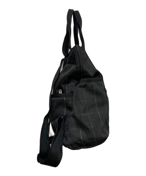 LeSportsac（レスポートサック）LeSportsac (レスポートサック) DOUBLE TROUBLE BACKPACK ブラックの古着・服飾アイテム