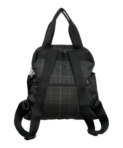 LeSportsac（レスポートサック）LeSportsac (レスポートサック) DOUBLE TROUBLE BACKPACK ブラックの古着・服飾アイテム