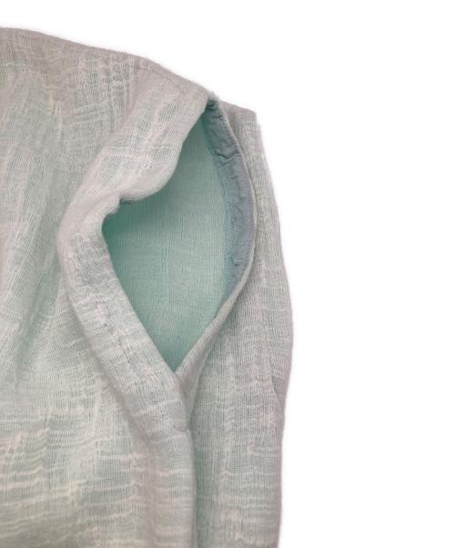 MM6 Maison Margiela（エムエムシックスメゾンマルジェラ）MM6 Maison Margiela (エムエムシックスメゾンマルジェラ) ノースリーブ カットソー ブルー サイズ:Mの古着・服飾アイテム
