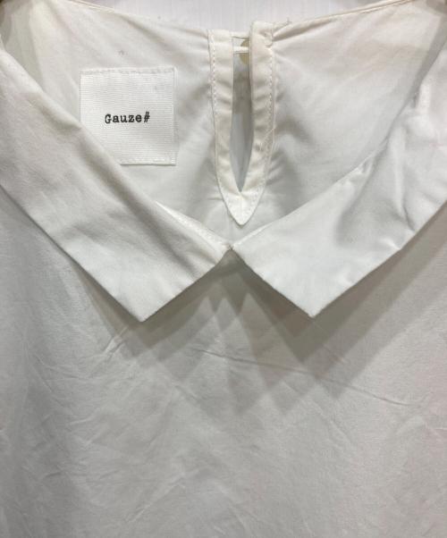 Gauze#（ガーゼ）Gauze# (ガーゼ) ブラウス ホワイト サイズ:FREEの古着・服飾アイテム
