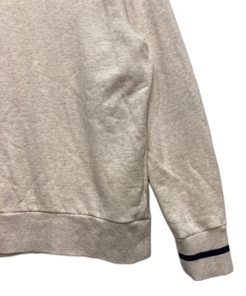 FRED PERRY（フレッドペリー）FRED PERRY (フレッドペリー) ロゴ刺繍クルーネックスウェット ベージュ サイズ:ＸＬの古着・服飾アイテム
