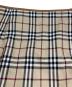 中古・古着 BURBERRY BLUE LABEL (バーバリー ブルー レーベル) 裏ノバチェック 巻きスカート ベージュ×グレー サイズ:38：5000円