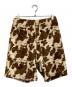 SUPREME（シュプリーム）の古着「Cow Print Faux Fur Short」｜ブラウン×ホワイト