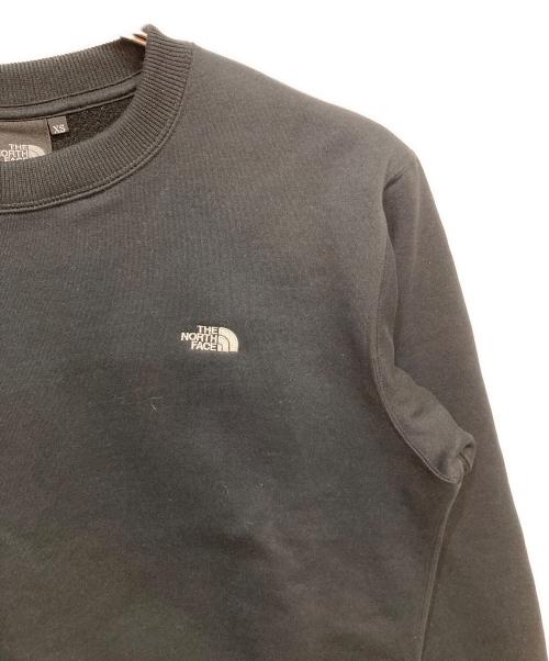 THE NORTH FACE（ザ ノース フェイス）THE NORTH FACE (ザ ノース フェイス) スモールロゴヘザースウェットクルー ブラック サイズ:XSの古着・服飾アイテム