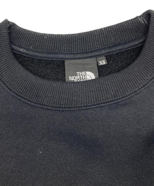 THE NORTH FACE（ザ ノース フェイス）THE NORTH FACE (ザ ノース フェイス) スモールロゴヘザースウェットクルー ブラック サイズ:XSの古着・服飾アイテム