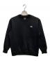 THE NORTH FACE（ザ ノース フェイス）の古着「スモールロゴヘザースウェットクルー」｜ブラック