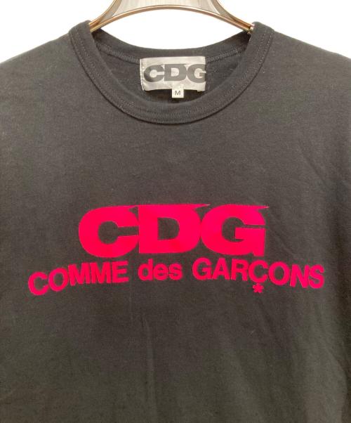 CDG（シーディージー）CDG (シーディージー) Pink Logo T-Shirt ブラック サイズ:Mの古着・服飾アイテム