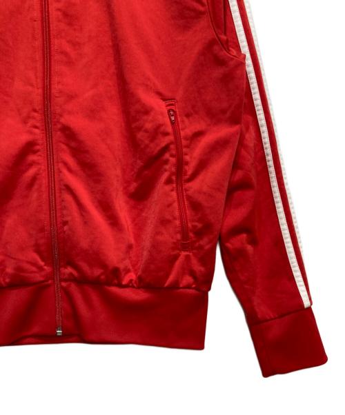 adidas（アディダス）adidas (アディダス) トラックジャケット レッド サイズ:Mの古着・服飾アイテム