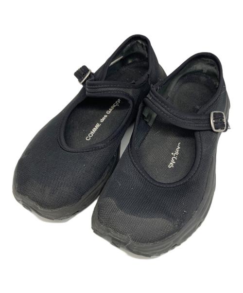SALOMON（サロモン）SALOMON (サロモン) COMME des GARCONS (コムデギャルソン) メリージェーン ブラック サイズ:25㎝の古着・服飾アイテム