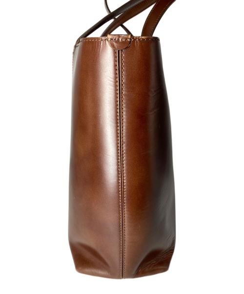HERGOPOCH（エルゴポック）HERGOPOCH (エルゴポック) ワキシングレザー トートバッグ ブラウンの古着・服飾アイテム