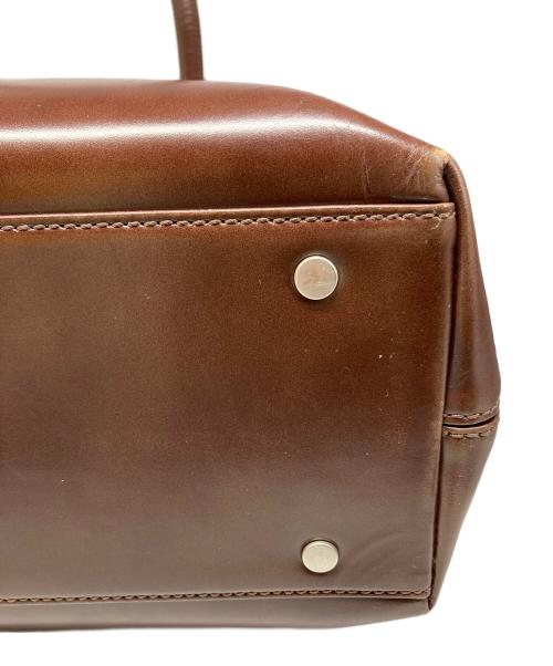 HERGOPOCH（エルゴポック）HERGOPOCH (エルゴポック) ワキシングレザー トートバッグ ブラウンの古着・服飾アイテム