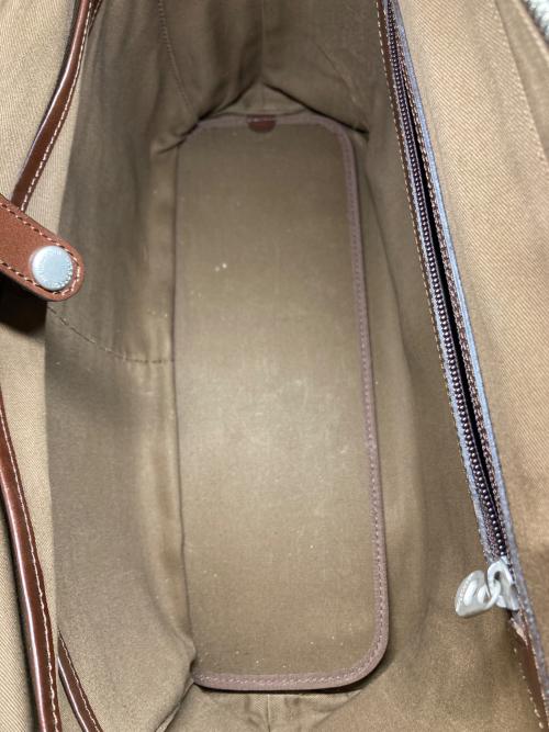 HERGOPOCH（エルゴポック）HERGOPOCH (エルゴポック) ワキシングレザー トートバッグ ブラウンの古着・服飾アイテム