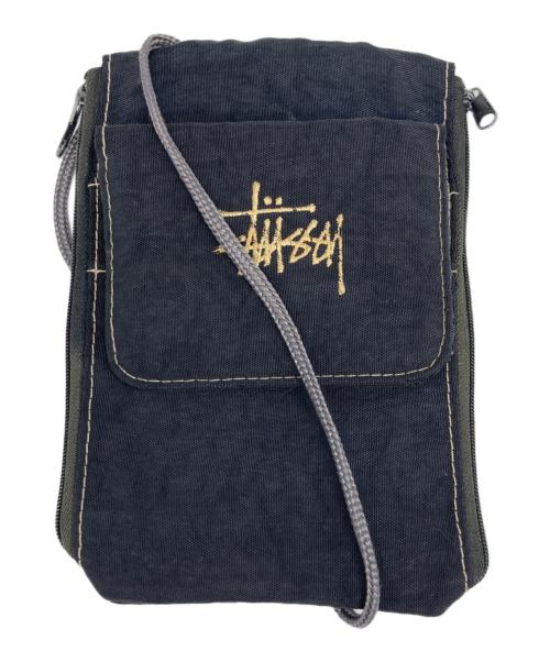 stussy（ステューシー）stussy (ステューシー) 90s ショルダーポーチ ブラックの古着・服飾アイテム