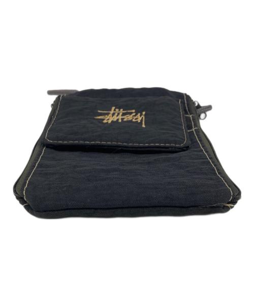 stussy（ステューシー）stussy (ステューシー) 90s ショルダーポーチ ブラックの古着・服飾アイテム