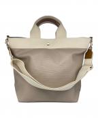 Breath TOPKAPIブレス トプカピ）の古着「リプルネオレザー2WAYバッグ」｜ベージュ