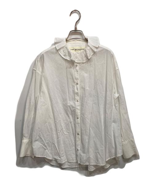 THE SHINZONE（ザ シンゾーン）THE SHINZONE (ザ シンゾーン) ラッフルドブラウス ホワイト サイズ:34の古着・服飾アイテム