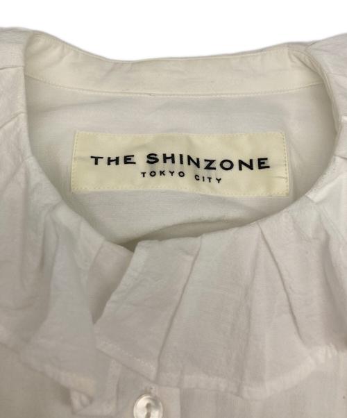 THE SHINZONE（ザ シンゾーン）THE SHINZONE (ザ シンゾーン) ラッフルドブラウス ホワイト サイズ:34の古着・服飾アイテム
