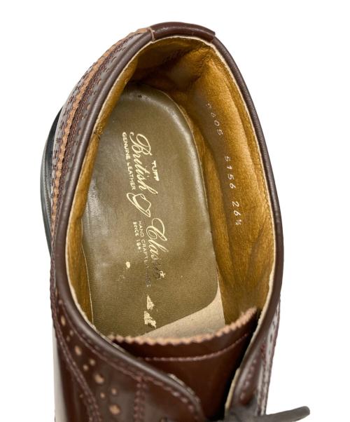 TUFF British Classic（タフ ブリティッシュクラシック）TUFF British Classic (タフ ブリティッシュクラシック) ドレスシューズ ブラウン サイズ:261/2の古着・服飾アイテム