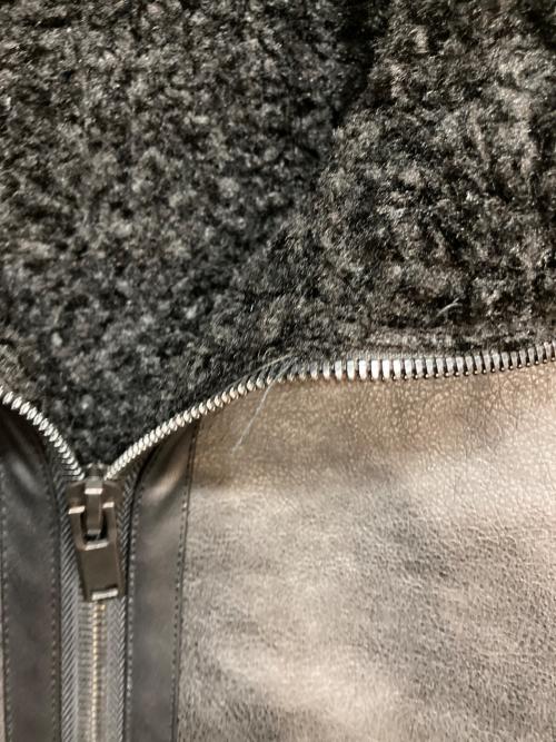 ZARA（ザラ）ZARA (ザラ) B-3 エコレザージャケット ブラック サイズ:XLの古着・服飾アイテム