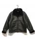 ZARA（ザラ）の古着「B-3 エコレザージャケット」｜ブラック