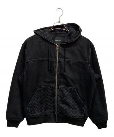 【美品】COACH デニムジャケット シグネチャー ホースロゴ オーバーサイズ 中古・古着通販】COACH (コーチ) シグネチャー デニム ジップ