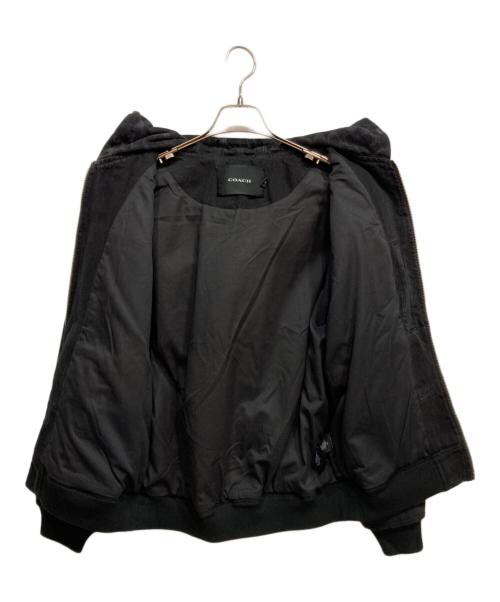COACH（コーチ）COACH (コーチ) シグネチャー デニム ジップ ジャケット ブラック サイズ:Ｓの古着・服飾アイテム
