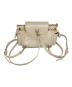 CHARLES & KEITH (チャールズアンドキース) Duo ドゥオ ツーウェイフロントフラップバックパック ホワイト：12000円
