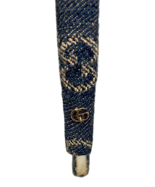 GUCCI（グッチ）GUCCI (グッチ) GG柄デニムカチューシャ インディゴの古着・服飾アイテム