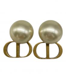 Dior（ディオール）の古着「Tribales ピアス」｜ゴールド×ホワイト