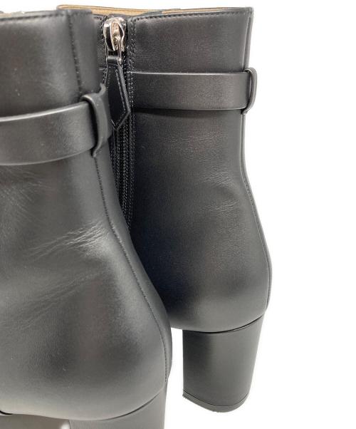 HERMES（エルメス）HERMES (エルメス) サンジェルマンショートブーツ ブラック サイズ:40の古着・服飾アイテム