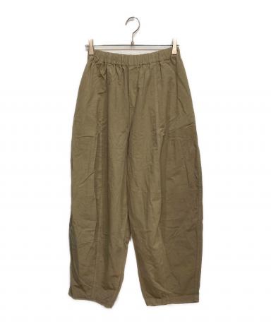 Curensology ☆ コットンリネンドロストパンツ　ベージュ 中古・古着通販】Curensology (カレンソロジー) コットンリネン