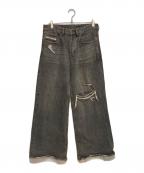 DIESELディーゼル）の古着「Relaxed Jeans D-RISE」｜グレー