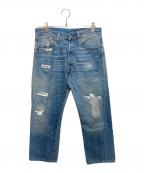 LEVI'S VINTAGE CLOTHINGリーバイス ビンテージ クロージング）の古着「501XX復刻デニムパンツ」｜ブルー