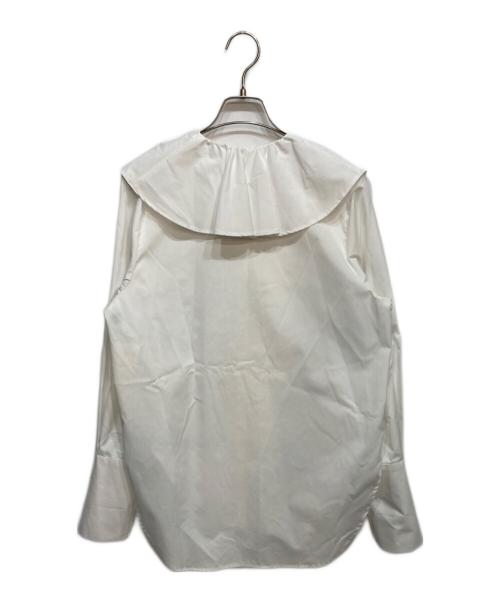 MAISON SPECIAL（メゾンスペシャル）MAISON SPECIAL (メゾンスペシャル) フリルブラウス ホワイト サイズ:Mの古着・服飾アイテム