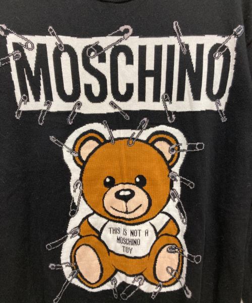 MOSCHINO（モスキーノ）MOSCHINO (モスキーノ) クマニット ブラック サイズ:ＸＳの古着・服飾アイテム