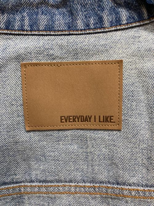 EVERYDAY I LIKE.（エヴリデイ アイ ライク）EVERYDAY I LIKE. (エヴリデイ アイ ライク) クロップドデニムジャケット ブルー サイズ:FREEの古着・服飾アイテム
