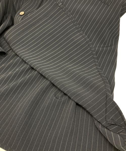 MAISON SPECIAL（メゾンスペシャル）MAISON SPECIAL (メゾンスペシャル) Frieren Stripe Prime-Over Regular Collar Shirt ネイビー サイズ:1の古着・服飾アイテム