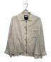 MAISON SPECIAL（メゾンスペシャル）の古着「Prime-Over 2way Zip Shirts」｜ホワイト×ベージュ