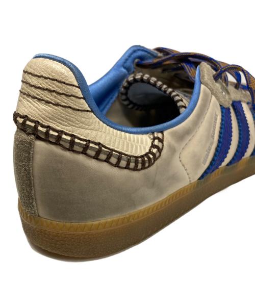 adidas（アディダス）adidas (アディダス) WALES BONNER (ウェールズボナー) NYLON SAMBA WONCLA/ROYBLU/WONWHI ブルー×ホワイト サイズ:27.5の古着・服飾アイテム