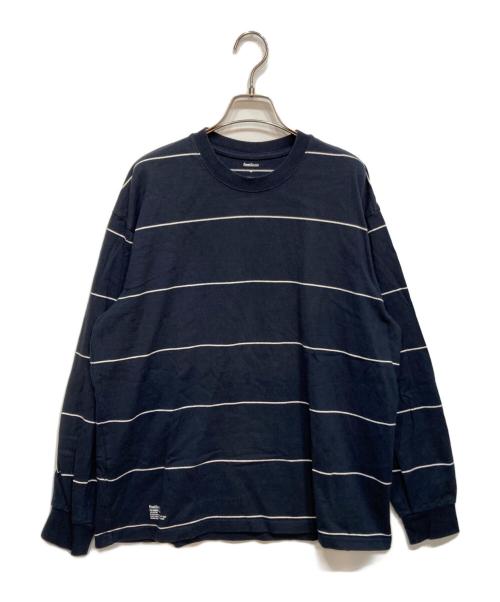 FreshService（フレッシュサービス）FreshService (フレッシュサービス) PIN BORDER L/S TEE ネイビー サイズ:Mの古着・服飾アイテム