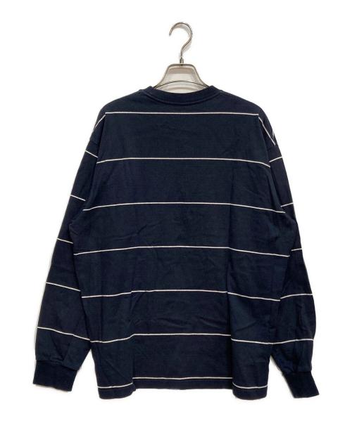 FreshService（フレッシュサービス）FreshService (フレッシュサービス) PIN BORDER L/S TEE ネイビー サイズ:Mの古着・服飾アイテム